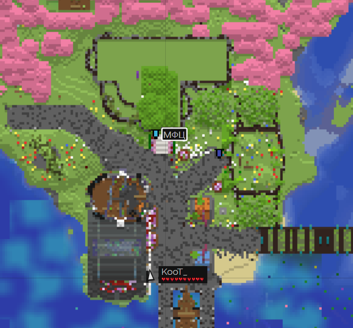 Метки на карте